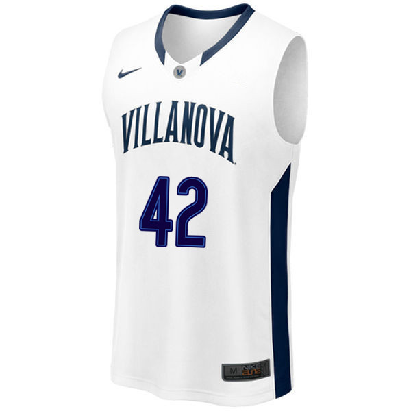Men #42 Chris Ford Villanova Wildcats College Basketball Jerseys Sale-White